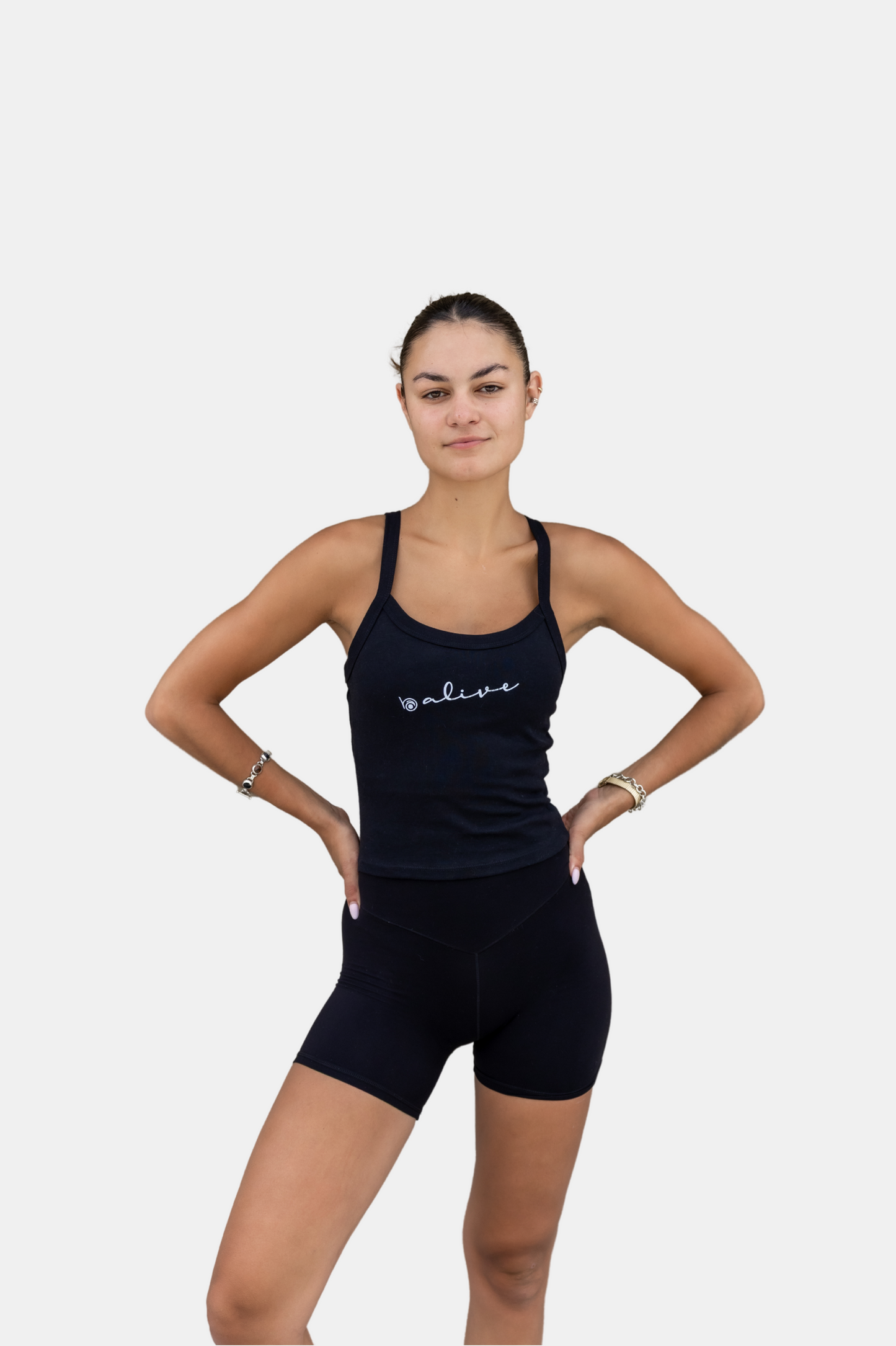 Alive Spaghetti Strap Tank Top