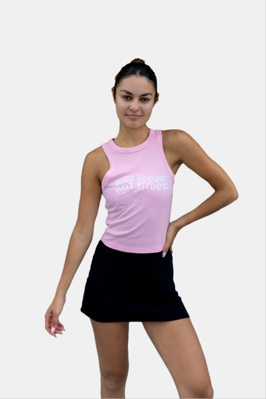 High Energy Hot Fitness Racer Tank