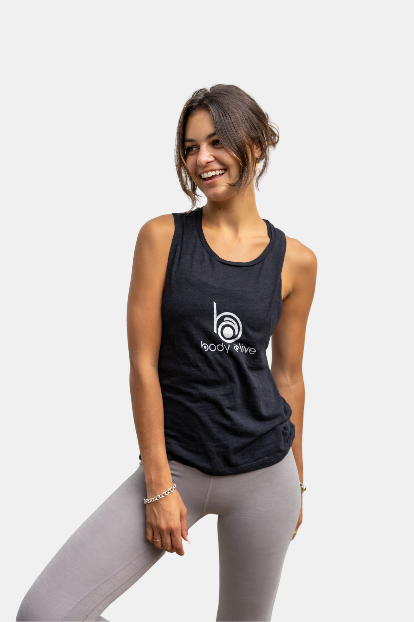 Flowy Scoop Muscle Tank