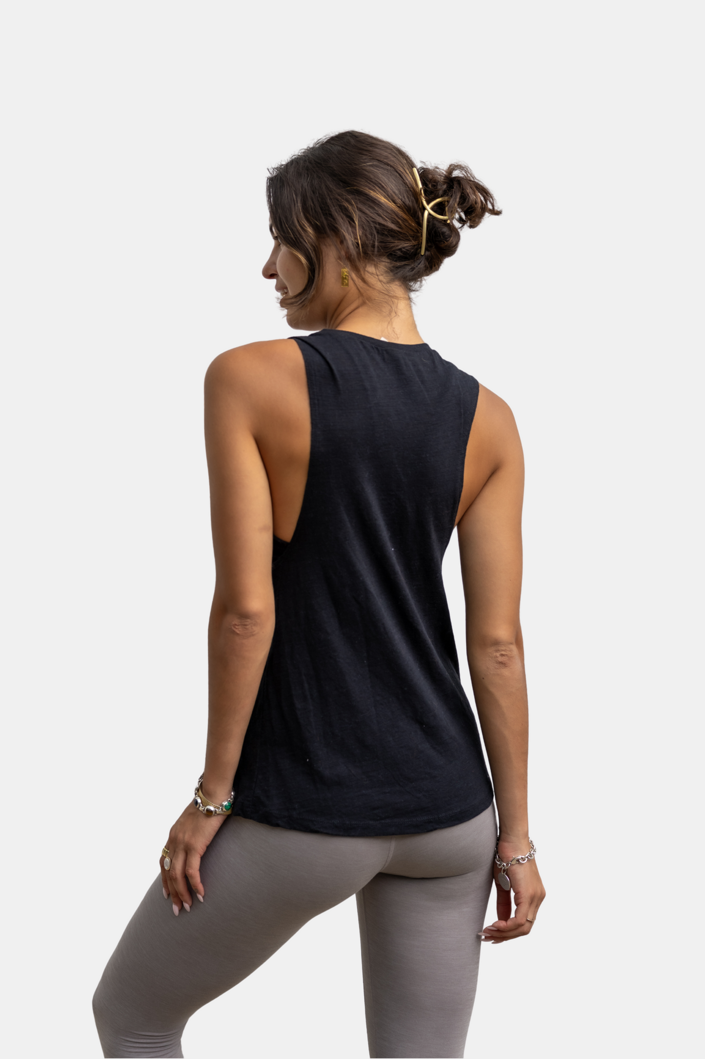 Flowy Scoop Muscle Tank