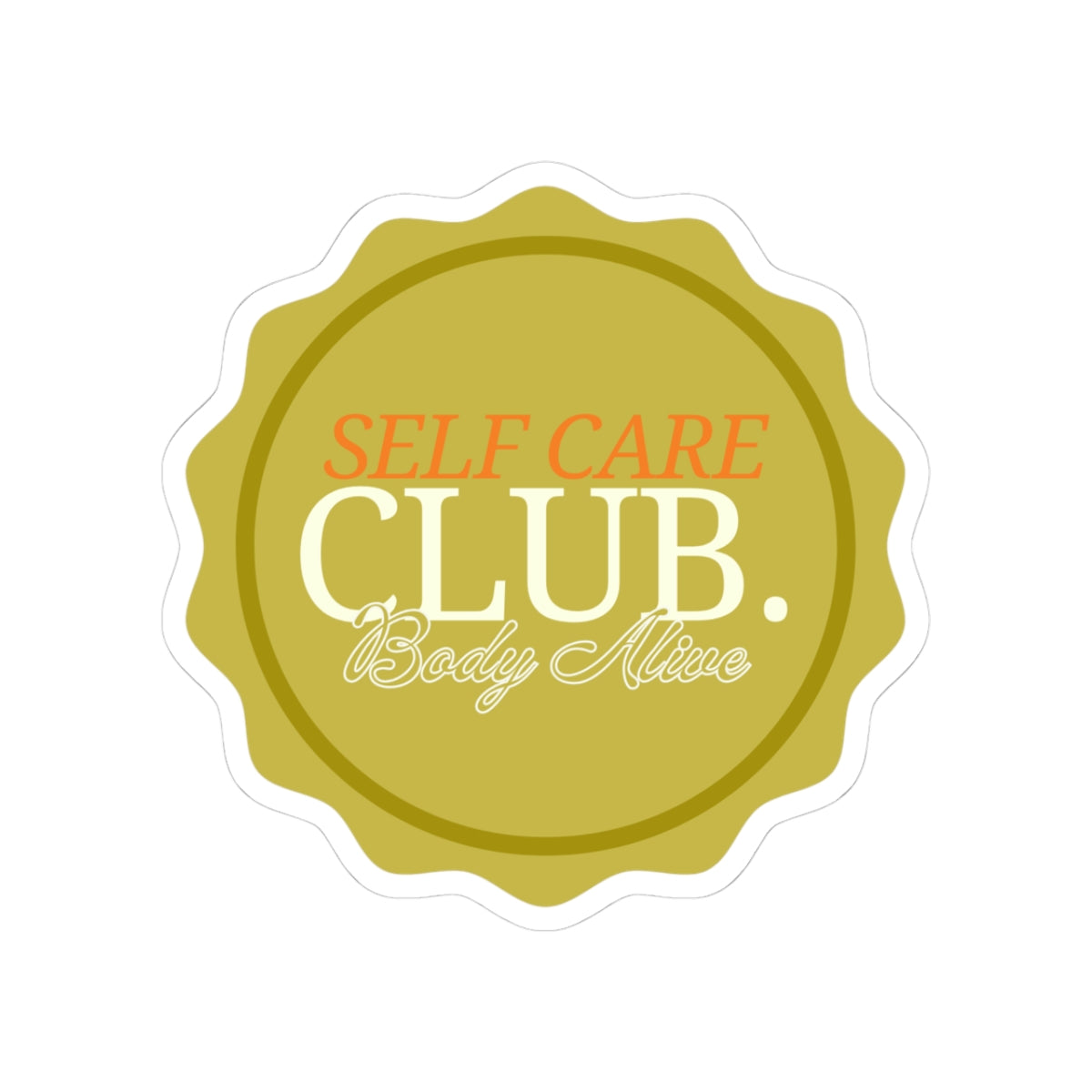 Self Care Club Sticker